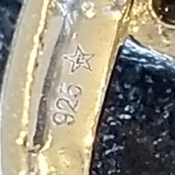 Blue Sapphire and White Sapphire Miabella Pendant Necklace Solid Silver Chain - Picture 12 of 14